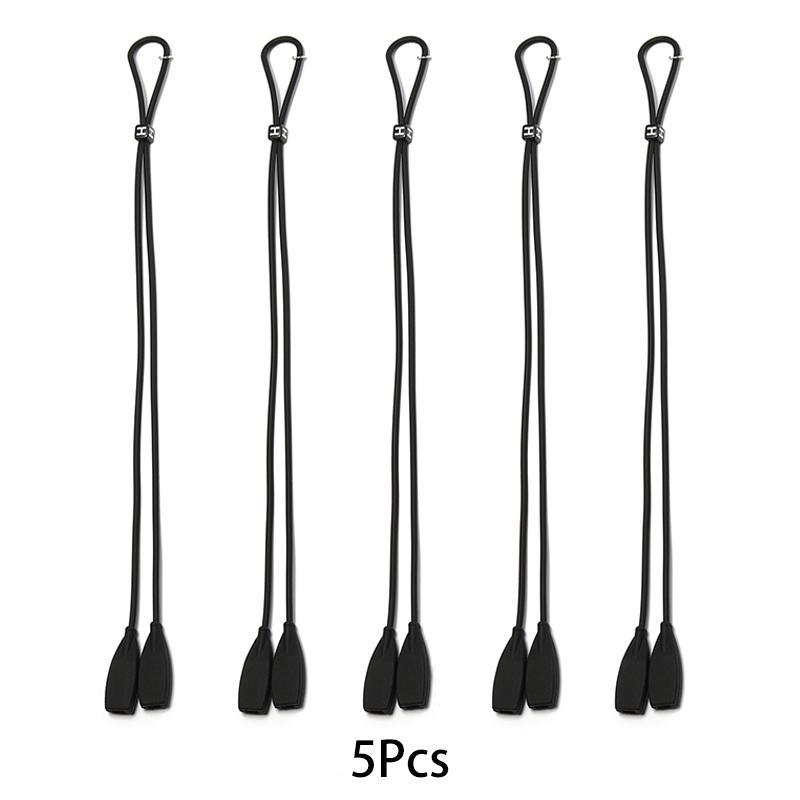 5 Pieces Per Set Adjustable Elastic Glasses Strap Soft Anti-slip Silicone Eyeglasses Rope High Quality Eyewear Lanyards