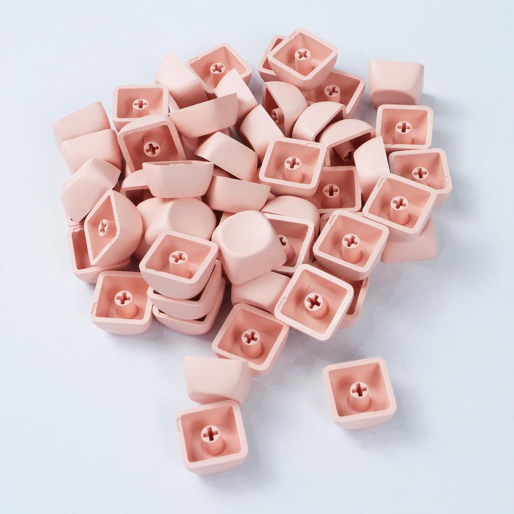 PBT Material MOA Colored Keycap Set - Universal Mechanical Keyboard, Monochrome to Multicolor Rainbow Styles
