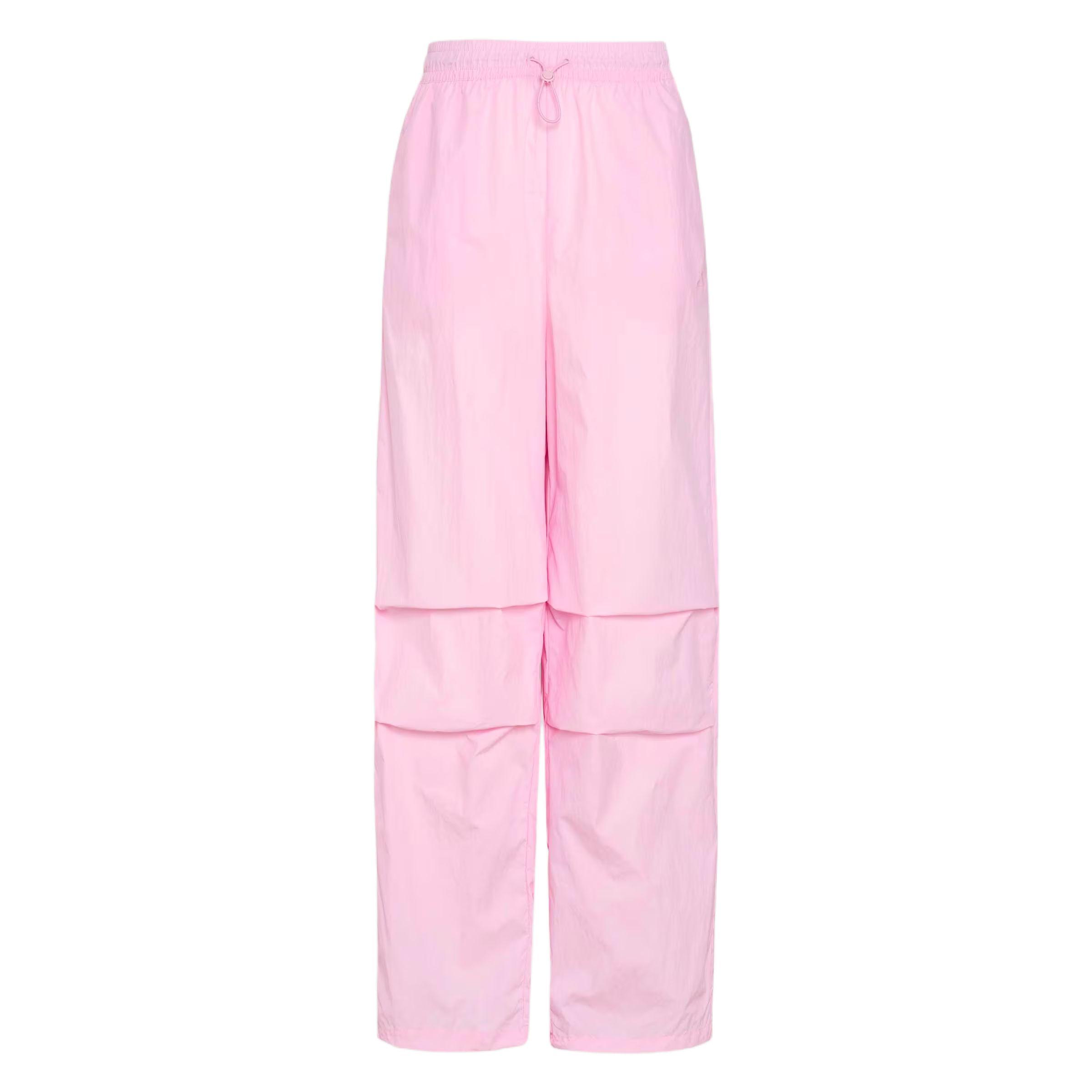 Adidas Parachute Sports Solid Color Loose Casual Pants Women bottoms KS5320 S