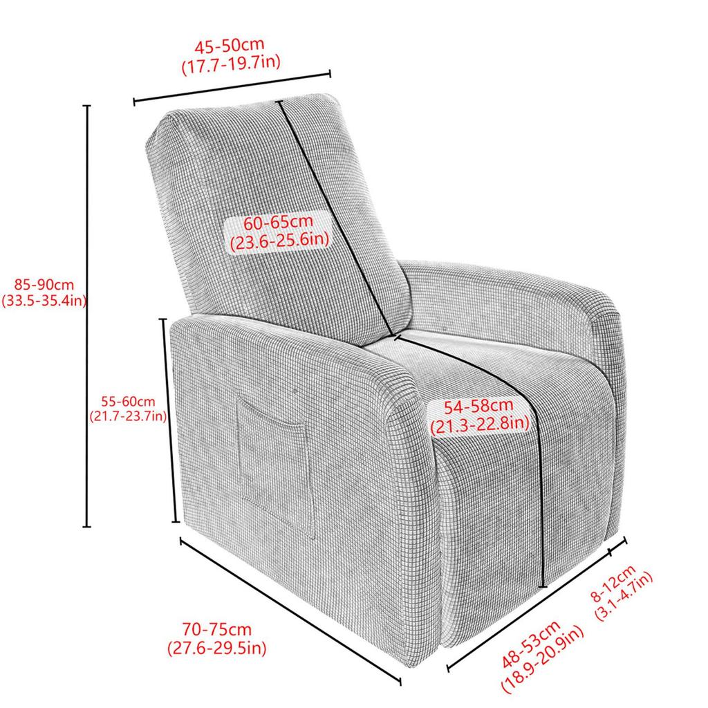 Small Sofa Slipcover Couch Protector Dustproof Decor Scratching Protector Chair Cover Recliner Slipcover for Living Room