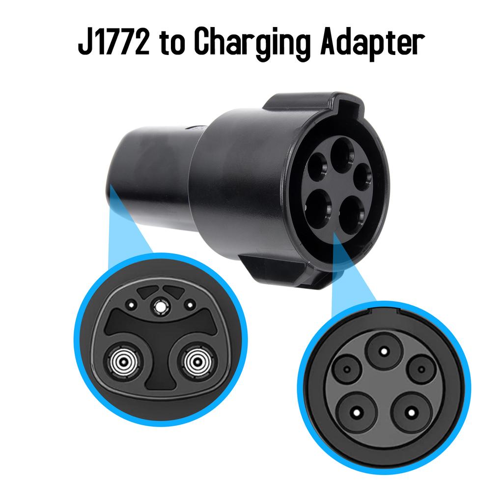 Adaptor de încărcare J1772 pentru Tesla Model 3/S/X/Y, 80 Amp / 240 V AC Compatibil cu SAE
