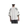 adidas Originals Maglietta Digitale con Logo a V Manica Corta Larga Uomo Top Bianco JX1699