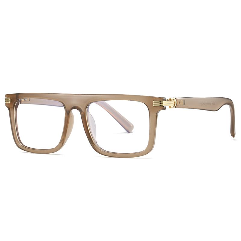

Vintage Classic Square Frame Glasses Men s and Woman s Myopia Hyperopia Astigmatism Optical Prescription Customized Spectacles Single Version&1.56&Anti Blue Ray коричневый