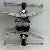 Metal Rear Spring Shock-absorbing Kit for 1/14 RC Truck Tamiya SCANIA 770S R620 VOLVO Arocs MAN TGX Car Accessories