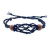 Crystal Holder Bracelet Adjustable Rope Bracelet Cord Handmade Woven Netted Cage