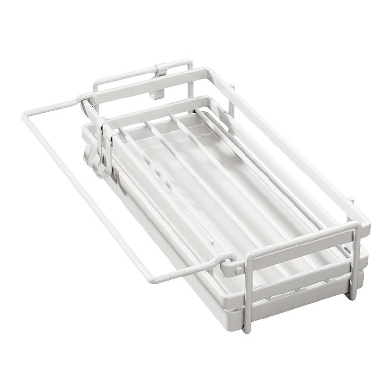 Kitchen Sink Rag Drain Rack Faucet Storage Rack Household Pool Wall Mounted Multi Function Seasoning Basket