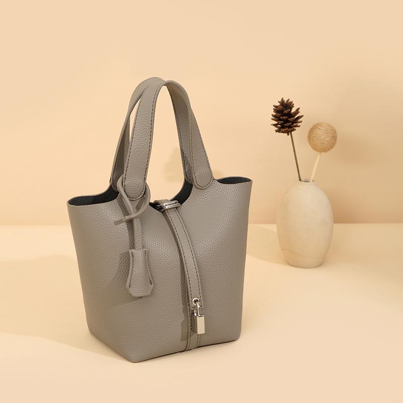 Bucket Bag, Niche Vegetable Basket, Women's Bag, High-end Small Handbag, Fashionable Commuting Crossbody Bag, Textured Bag