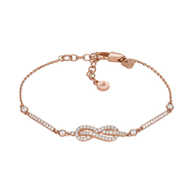 

Emporio Armani Love Series Infinite Symbol Bracelet Women bracelet Rose-Gold EGS3109221 Basic Packaging-Box
