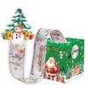 Decor Holiday Snowman Pattern Gift Box For Christmas Events And Gifting Festive