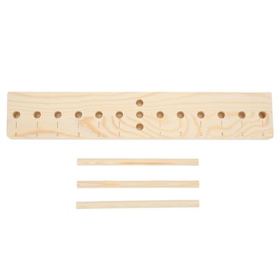 Fabricante de Lazos Diseño de Escala Ajustable Multitalla Kit de Fabricación de Lazos de Madera con Tabla de Madera Palitos para