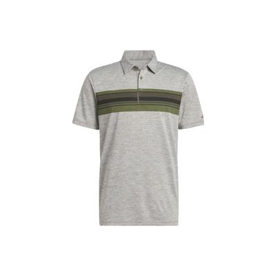 Chest Graphic Polo Shirt Striped Color Block Golf Short Sleeve Men Polo Shirts Rock-Olive HR7996