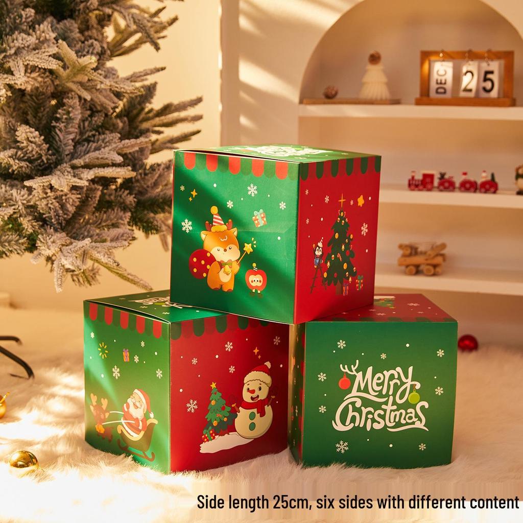 Christmas Candy Ornament Gift Box - Folding Paper Packaging