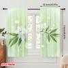 2pcs,2D Plane Printing Print Curtains Blossom Breeze Versatile Fabric (without Rod) Versatile All for Bedroom & Living Room,