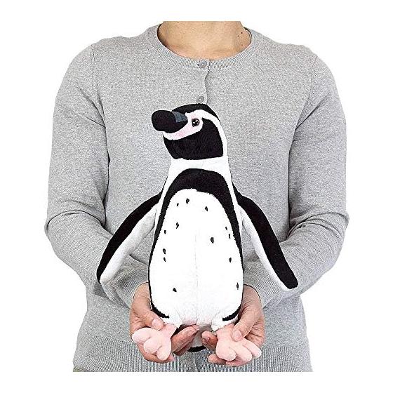 Colorata Humboldt Penguin Plush Toy (Standing Parent/Gentle Touch) Realistic Penguin Animal Toy Doll Gift Present Birthday (Meter Read 2 Times) /