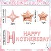 7-Piece Mother's Day Balloon Set—perfect for Decorating Mother's Day Birthdays  Family Gatherings and Anniversary Parties