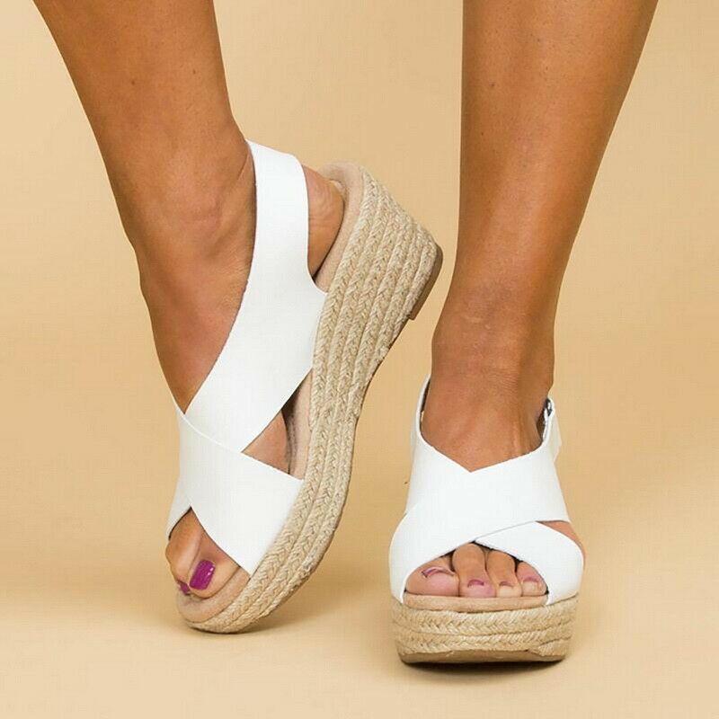 Elegant And Comfortable Women Summer Sandals Platforms Wedges For All-day Wear