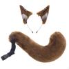Canine Ear Tail Costume Set Artisan-Made for Halloween, Comic Convention