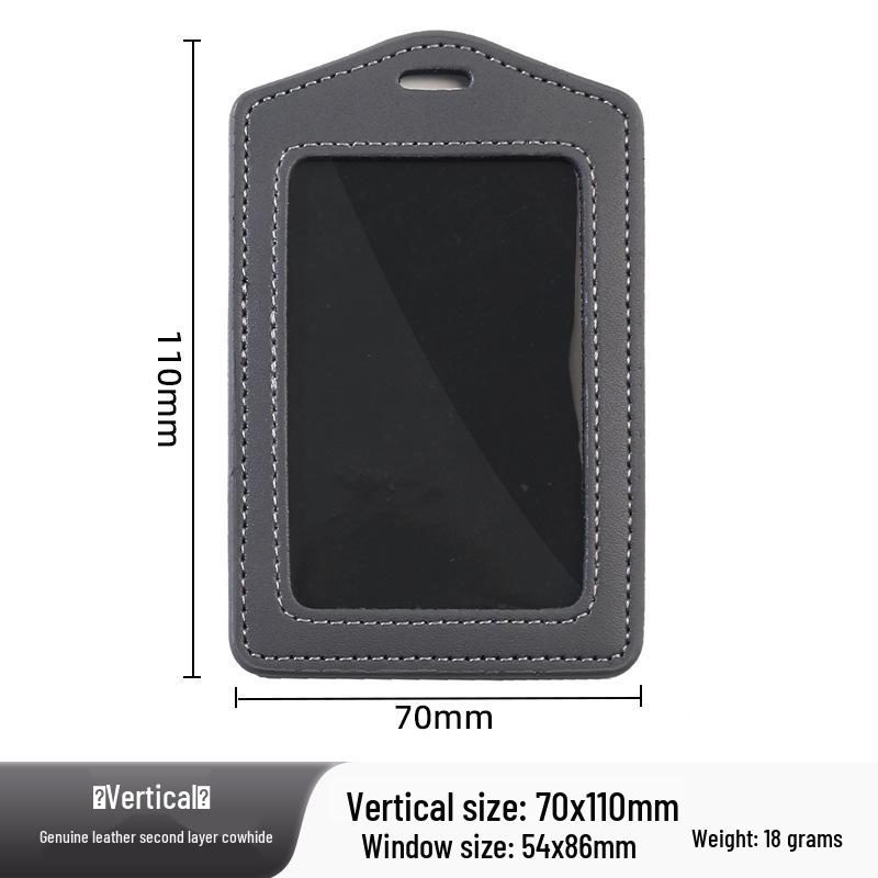Genuine Leather Card Holder for ID & Documents