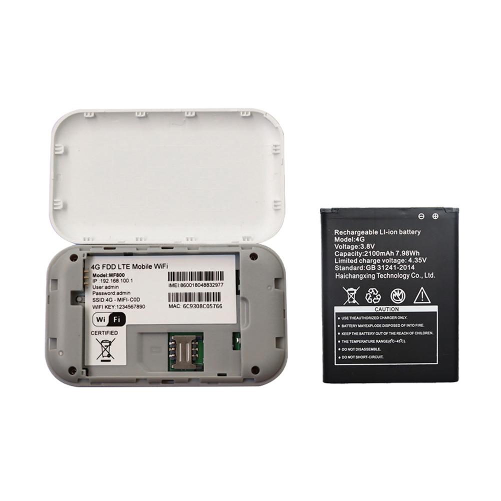 4G-Taschen-WLAN-Router, 150 Mbit/s, 4G-WLAN-Router, 2100 mAh, breite Breitbandab