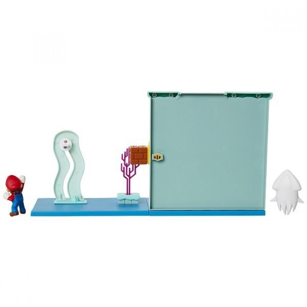 Sanei Trading Fps 006 [super Mario Figure Collection Playset Underwater Stage]