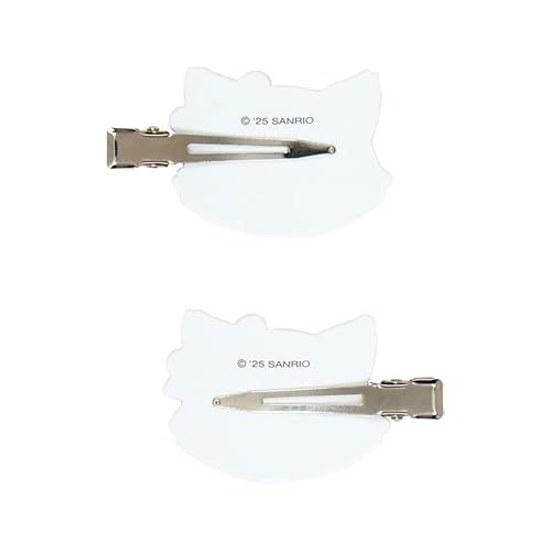 Sanrio Front Hair Clip Charmy Kitty ABS Resin Right Left Set Makeup Face Washing Desk Work Suitable Ages 3 Up 660868