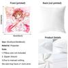 Card Captor Cushion Cover Reversible Plush Pillow Cover – For Car, Sofa, Bedroom, Perfect As a Gift.