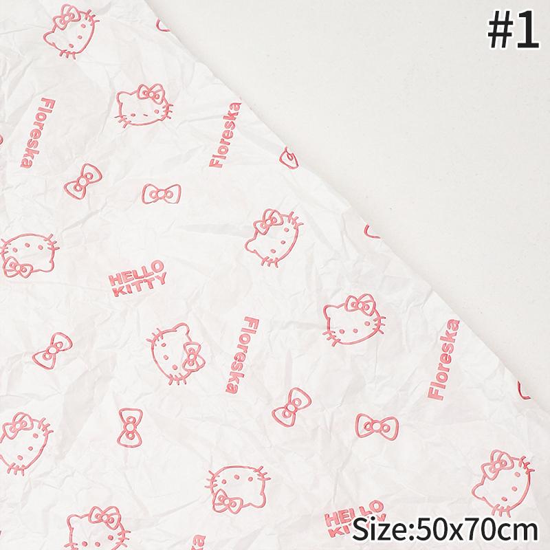 Bow Tissue Parper Hand-Kneaded Paper Cotton Packing Paper Bouquet Flower Wrapping Paper Cake Baking Present Bag