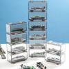 Car Toys  Transparent Dustproof Carro Model Collection Display Combinable Shell Acrylic Storage Box For Boys Gift