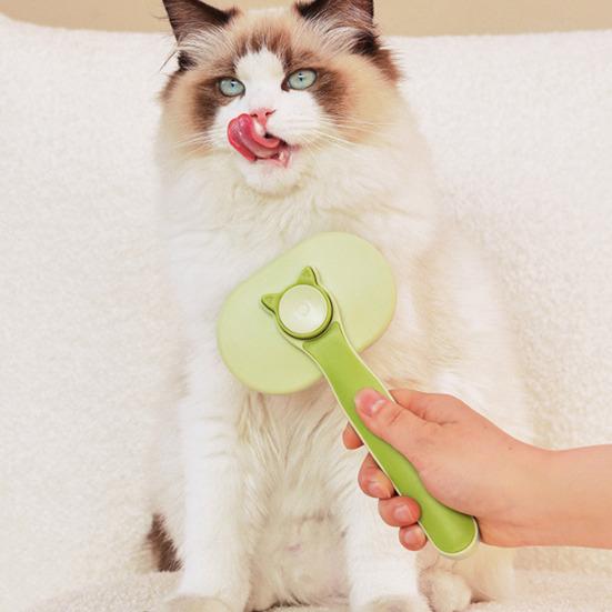 Pet Brush for Shedding Self-Cleaning Grooming Brush Cat Shedding Comb Removes Loose Fur for Long Short Hair Dogs Cats
