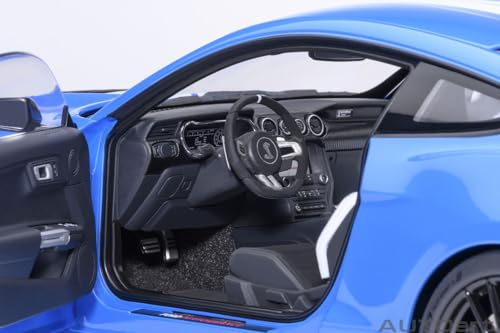 AUTOart 1/18 Scale Ford Mustang Shelby GT500 (Blue/White Stripes) Finished Product 73094