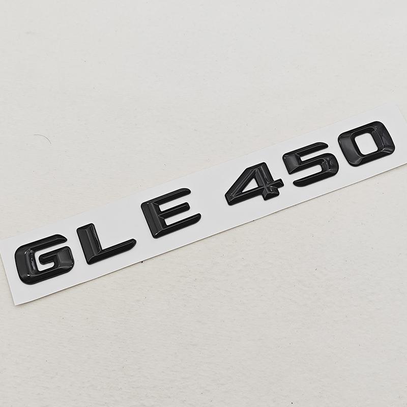 

3D ABS Car Letters Logo GLE400 GLE450 Rear Trunk Badge Sticker Emblem For Mercedes Benz GLE Class GLE 400 GLE 450 Accessories
