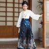 2026 Modern Ma Mian Qun Children's Chinese Hanfu Tang Suit Skirt for Girls - Ancient Style, Spring/Autumn Collection