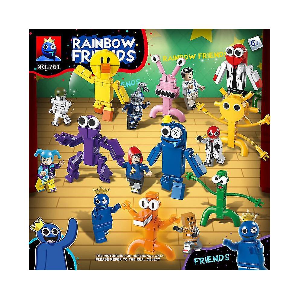 Kids Roblox Rainbow Friends Building Block Toy Building Blocks Figure Assemble Model Toys