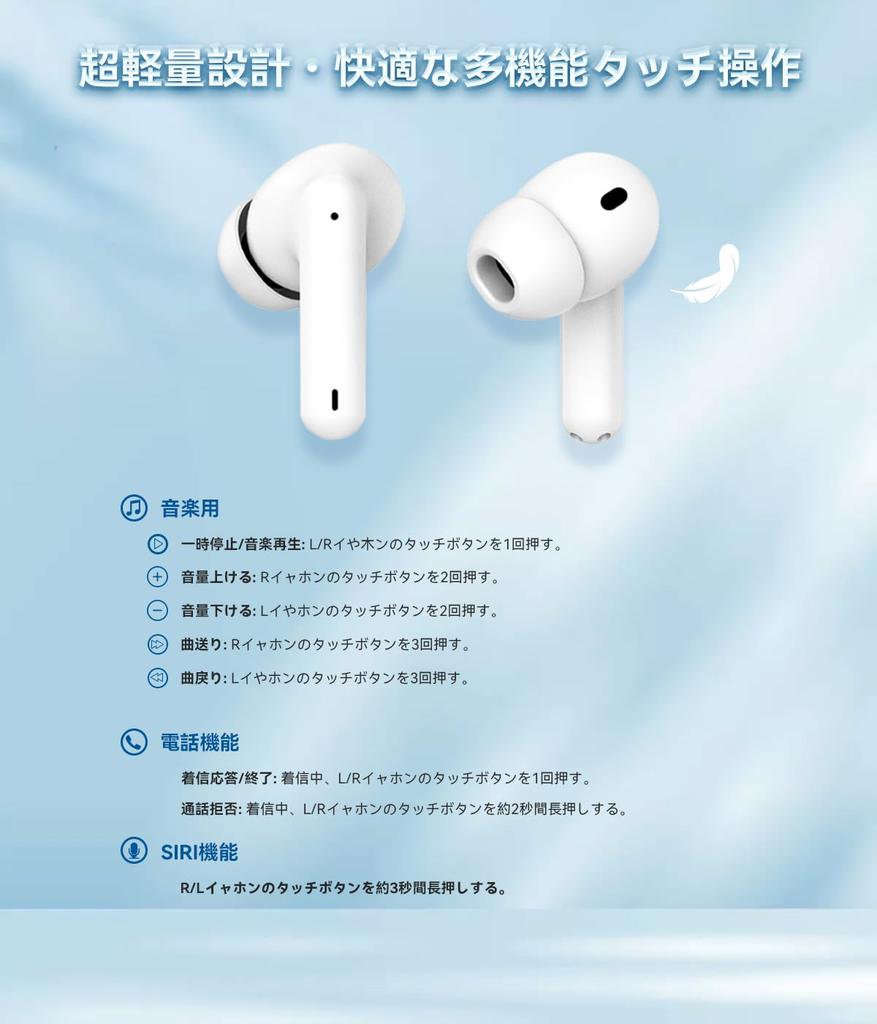 Bluetooth Earphones, Wireless Earphones, EDR+ Bluetooth 5.4, Karna Type, 2025 Bluetooth Earphones, Automatic Pairing, Instant Connection, Hands-Free