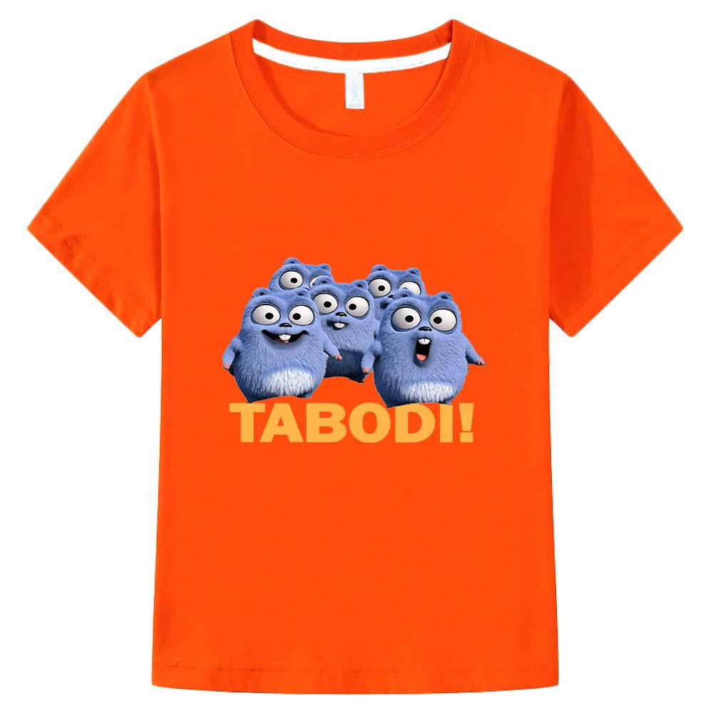 Grizzy und die Lemminge Baumwolle Kinder T-Shirt Cartoon Print T-Shirts Lässig Niedlich Jungen Mädchen Oberteile Rundhalsausschnitt Kurzarm Sommer Anime T-Shirt Lustiges T-Shirt