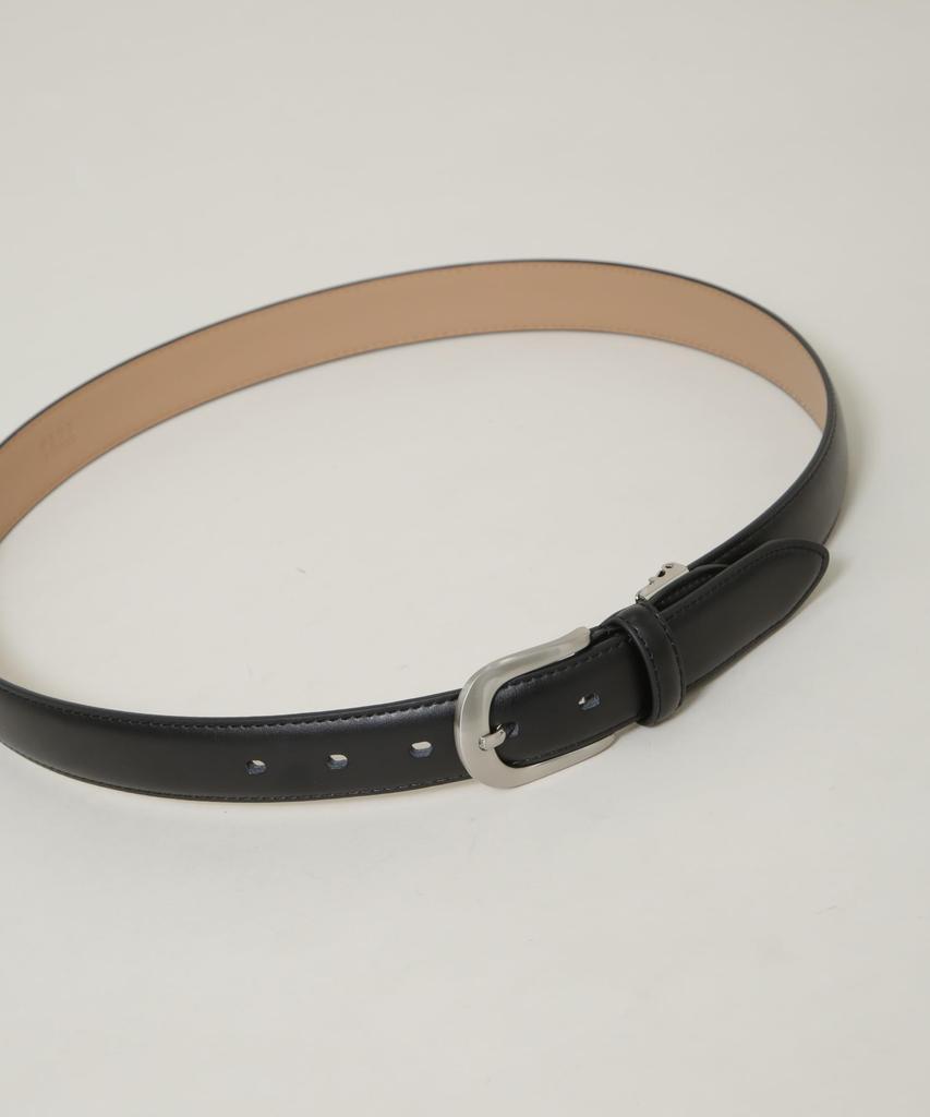 [Nano Universe] Split Leather Dress Belt Men's F Black 668-6150202