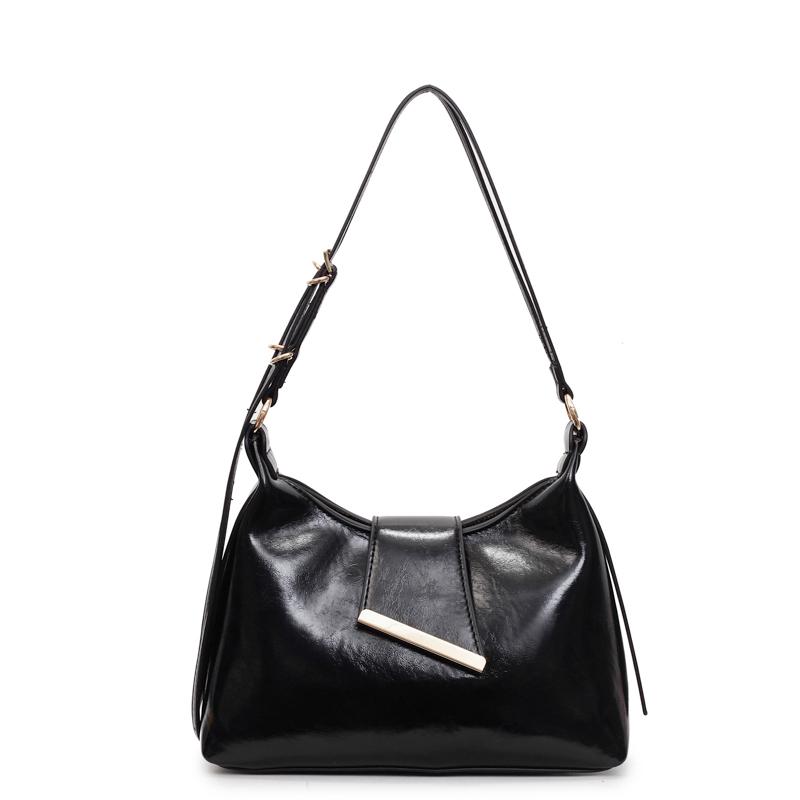 

Fashi Solid PU Women s Shoulder Bag Minimalist Crossbody Bag 2026 High-quality Women s Shoulder Bag Retro Handbag Bolso Mujer чёрный