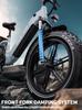 ONESPORT OT08 Electric Bicycle 20" 500W Motor Dual Disc Brakes Shimano 7 Speed LCD Display All Terrain Electric Bike
