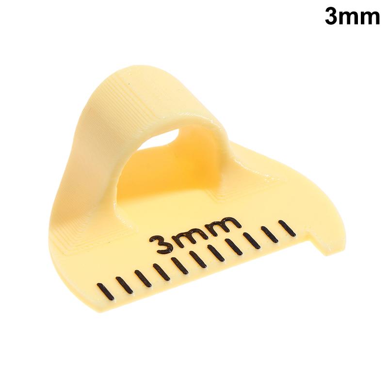 

Измерительный инструмент для швейных игл, линейка для пальцев, шаблон для шитья для одинаковых стежков, защита для пальцев, инструмент для самостоятельного шитья 3mm жёлтый