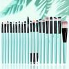 Deluxe 20Pcs Eye Makeup Brush Collection Perfect for Eyeshadow and Eyebrow with Professional-Grade 