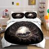 Gothic Bat-Themed Decor Set Kid'S And Adults' Bedroom Decor, Exquisite Three-Piece Bedding Set Gift