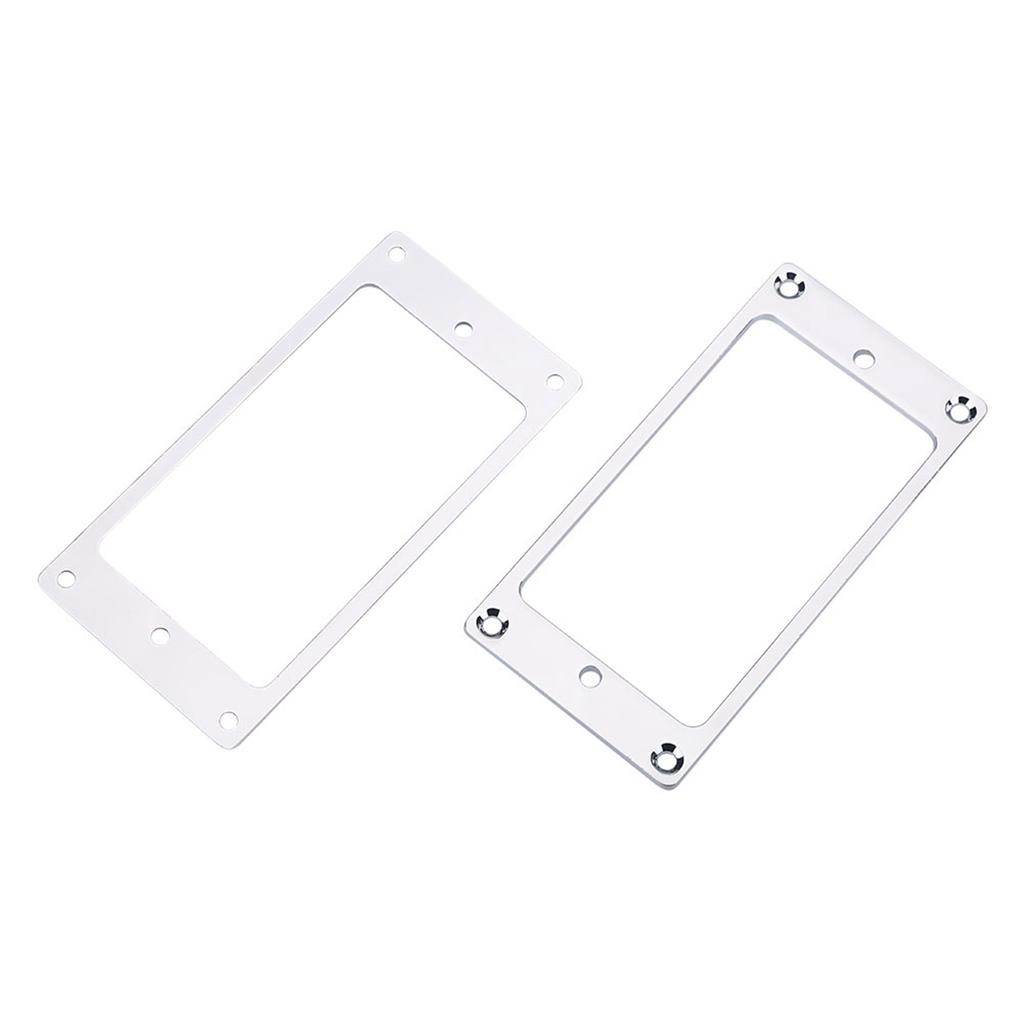 2Pcs Metal Humbucker Pickup Frame Mounting Rings Replacement Parts for Electric Guitars