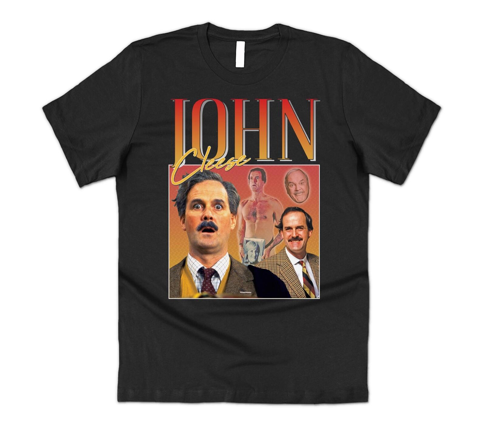 John Cleese Homage T-shirt Tee Funny UK TV Icon Retro 90s 80s Vintage XXL
