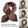 Soft Kids Winter Scarf Thick Knitted Scarf Fashion Neck Warmer  Baby Boys Girls