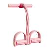4-Tube Pedal Resistance Band with Handle Multifunction Tension Rope Yoga Sit-up Training Pedal Puller Body Stretching Trainer