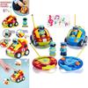 Jakmean Cartoon Remote Control Car Police Car With Colorful Lights And Music For Kids