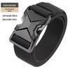 Men's Adjustable Leather Tactical Belt: Elastic, Versatile, Casual, Outdoor Training, Workwear
