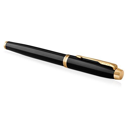 PARKER Fountain Pen F Fine Nib IM Core Line Black GT 1975594 Dual-Use, Officially Imported, Approx. 153mm x 10mm