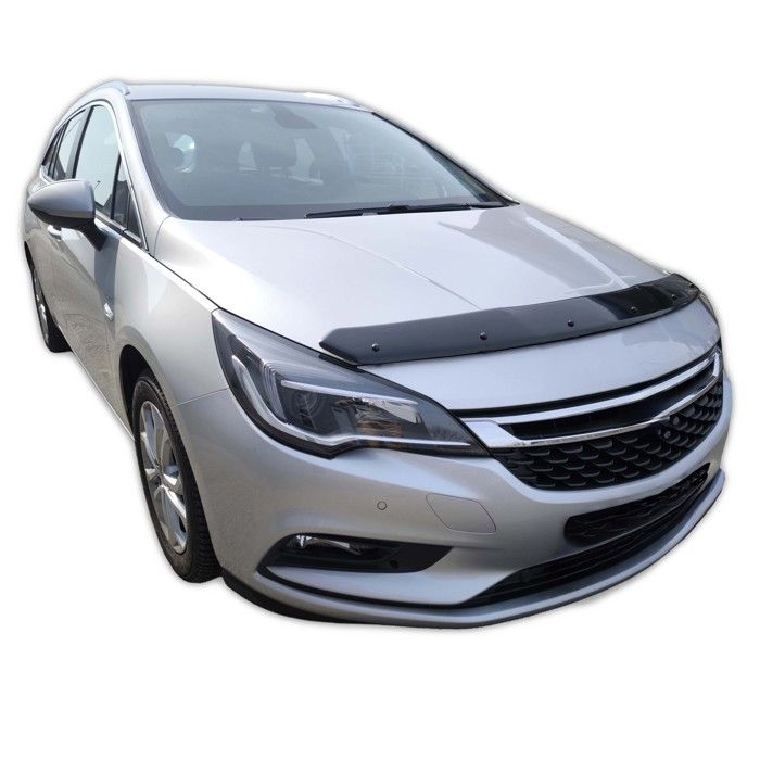 SCOUTT | Bra Capot Déflecteur Protection Pour Opel Astra K 2015-2021, Aérodynamique, Assemblage Facile, Aucun perçage requis