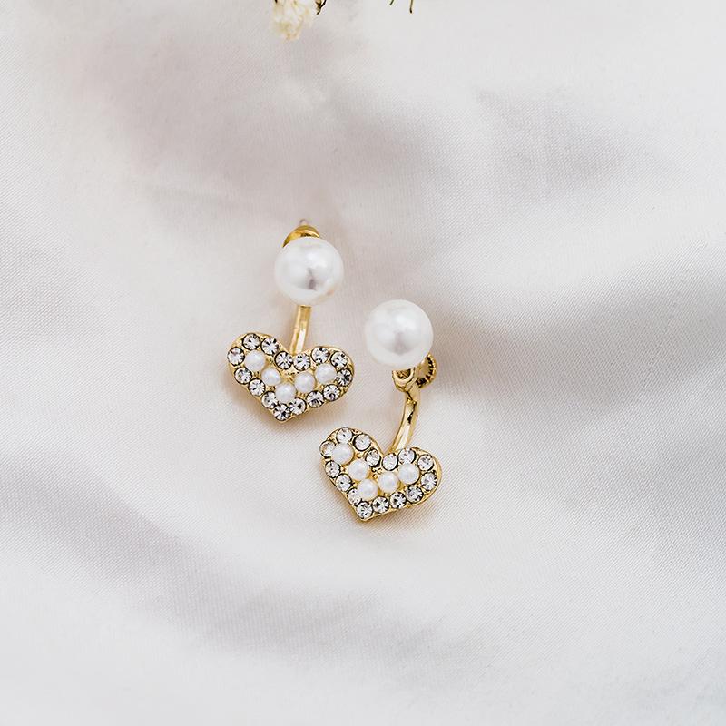 Simple Geometric Pearl Stud Earrings Exquisite Commuter Superior Earrings Earrings